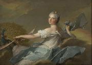 Jjean-Marc nattier Princess Marie Adelaide of France - The Air oil painting artist